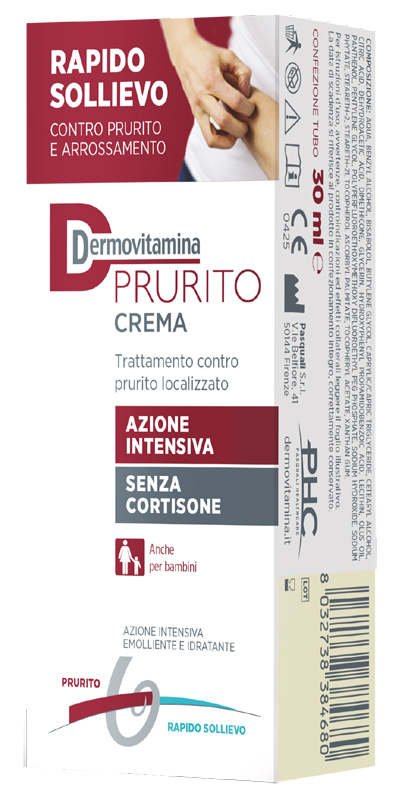 DERMOVITAMINA PRURITO CREMA AZIONE INTENSIVA SENZA CORTISONE 30 ML - latuafarmacia.org
