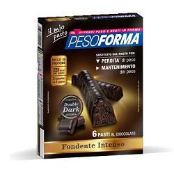 PESOFORMA BARRETTA DOUBLE DARK 6 PASTI 12 X 31 G - latuafarmacia.org