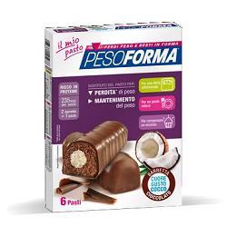 PESOFORMA BARRETTA CUORE COCCO 6 PASTI 12 X 31 G - latuafarmacia.org