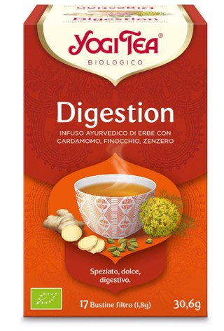 YOGI TEA DIGESTION BIO 17 FILTRI 30,6 G - latuafarmacia.org