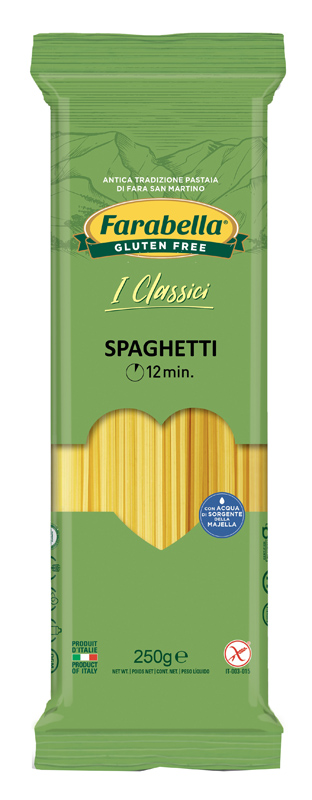 FARABELLA SPAGHETTI PASTA SENZA GLUTINE 250 G - latuafarmacia.org
