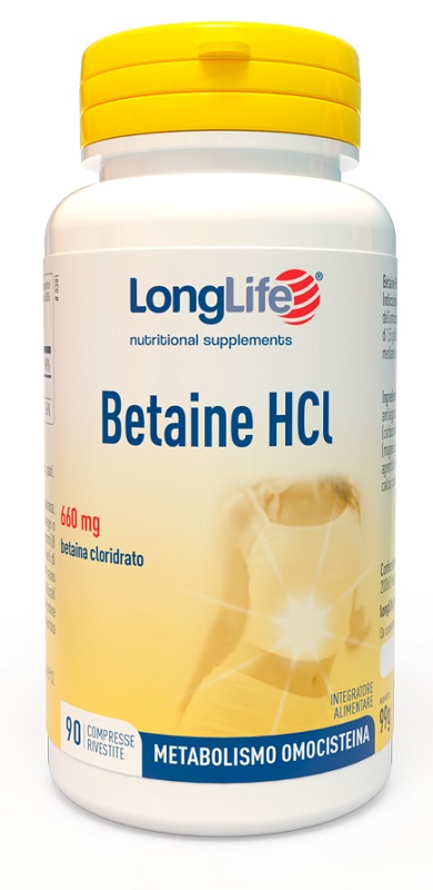 LONGLIFE BETAINE HCL 90 COMPRESSE RIVESTITE - latuafarmacia.org