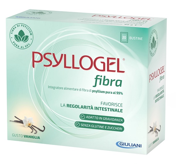 PSYLLOGEL FIBRA VANIGLIA 20 BUSTINE - latuafarmacia.org
