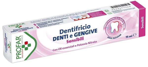 DENTIFRICIO DENTI E GENGIVE SENSIBILI 75 ML PROFAR - latuafarmacia.org