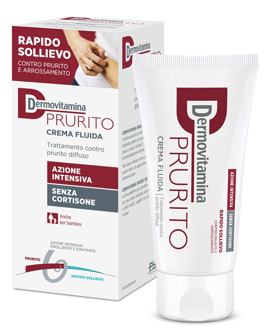 DERMOVITAMINA PRURITO CREMA FLUIDA AZIONE INTENSIVA SENZA CORTISONE 150 ML - latuafarmacia.org
