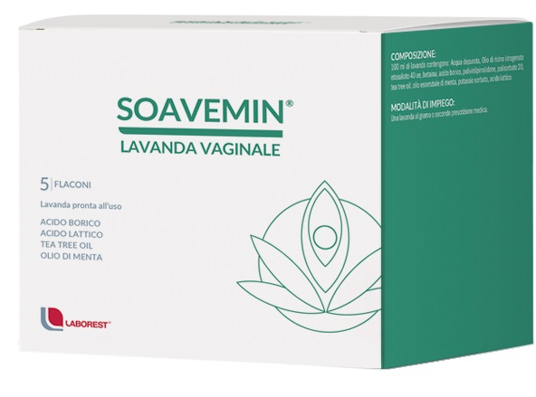 SOAVEMIN LAVANDA VAGINALE 5 FLACONI 100 ML - latuafarmacia.org