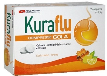 KURAFLU GOLA LIMONE/MIELE 20 COMPRESSE - latuafarmacia.org