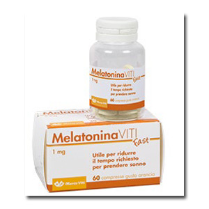 MELATONINA VITI FAST 1MG 60 COMPRESSE GUSTO ARANCIA - latuafarmacia.org