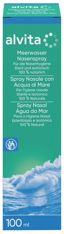 SPRAY NASALE ALVITA CON ACQUA DI MARE 100 ML - latuafarmacia.org