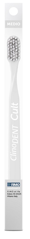 CLINODENT CULT BIANCO SPAZZOLINO DA DENTI MEDIO - latuafarmacia.org