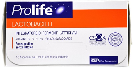 PROLIFE LACTOBACILLI 10 FLACONCINI 8 ML - latuafarmacia.org