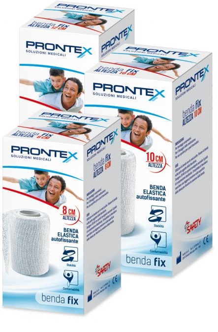 BENDA ELASTICA PRONTEX FIX AUTOFISSANTE 12 CM DI ALTEZZA PER4 METRI IN ESTENSIONE 1 PEZZO - latuafarmacia.org