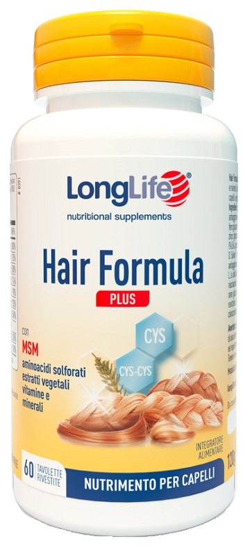 LONGLIFE HAIR FORMULA PLUS 60 TAVOLETTE - latuafarmacia.org