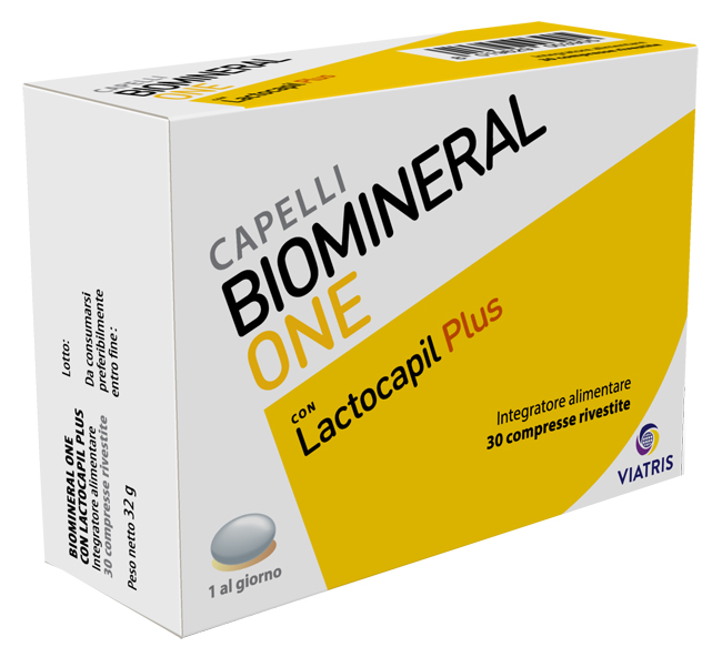 BIOMINERAL ONE LACTOCAPIL PLUS 30 COMPRESSE - latuafarmacia.org