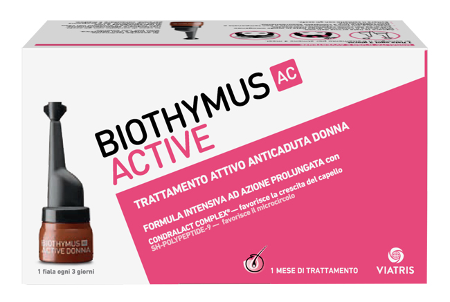 BIOTHYMUS AC ACTIVE TRATTAMENTO ATTIVO ANTICADUTA DONNA 10 FIALE - latuafarmacia.org