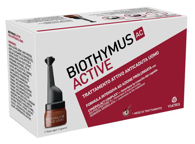 BIOTHYMUS AC ACTIVE TRATTAMENTO ATTIVO ANTICADUTA UOMO 10 FIALE 3,5 ML - latuafarmacia.org