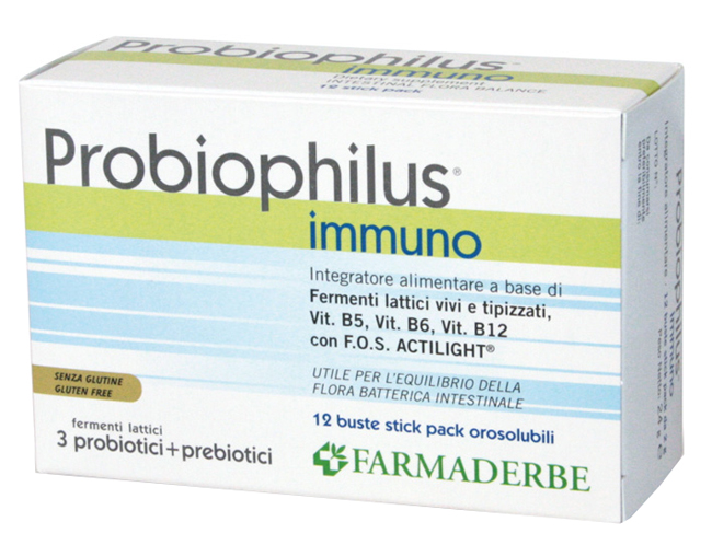 PROBIOPHILUS IMMUNO 12 BUSTE - latuafarmacia.org