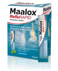SOSPENSIONE ORALE MAALOX REFLURAPID 20 BUSTINE MONODOSE DA 10 ML - latuafarmacia.org