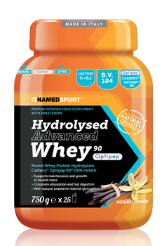 HYDROLYSED ADVANCED WHEY VANILLA CREAM BARATTOLO POLVERE ORALE 750 G - latuafarmacia.org