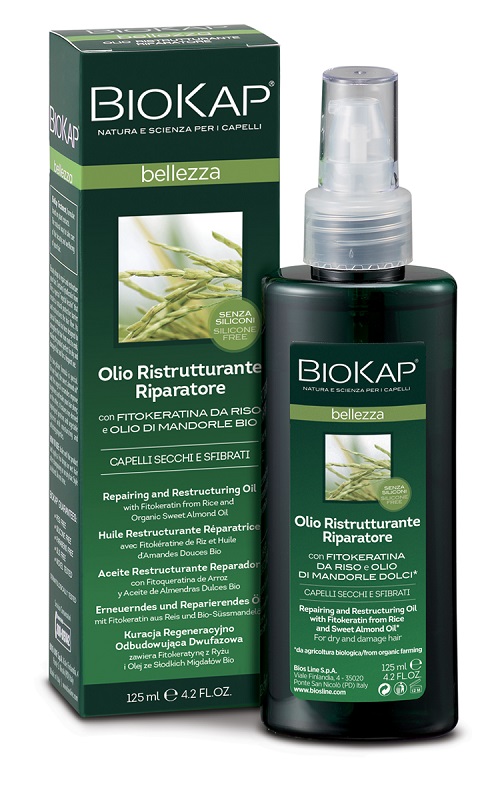 BIOKAP BELLEZZA OLIO RISTRUTTURANTE RIPARATORE 125 ML BIOSLINE - latuafarmacia.org
