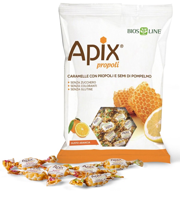 APIX PROPOLI CARAMELLA ARANCIA 50 G BIOSLINE - latuafarmacia.org
