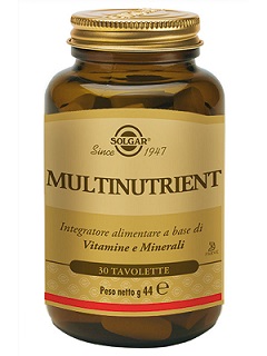MULTINUTRIENT SOLGAR 30 TAVOLETTE - latuafarmacia.org