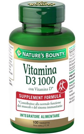 VITAMINA D3/1000 100 TAVOLETTE - latuafarmacia.org