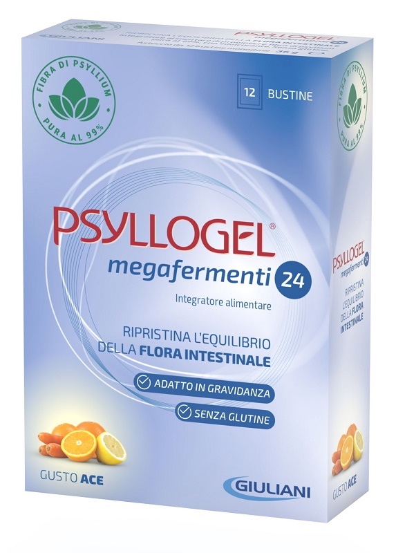 PSYLLOGEL MEGAFERMENTI 24 ACE 12 BUSTE 3 G - latuafarmacia.org