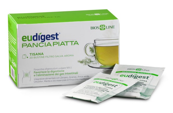 BIOSLINE EUDIGEST TISANA DOPOPASTO 20 BUSTE 40 G - latuafarmacia.org