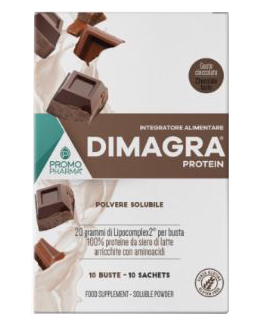 DIMAGRA PROTEIN CIOCCOLATO 10 BUSTE - latuafarmacia.org