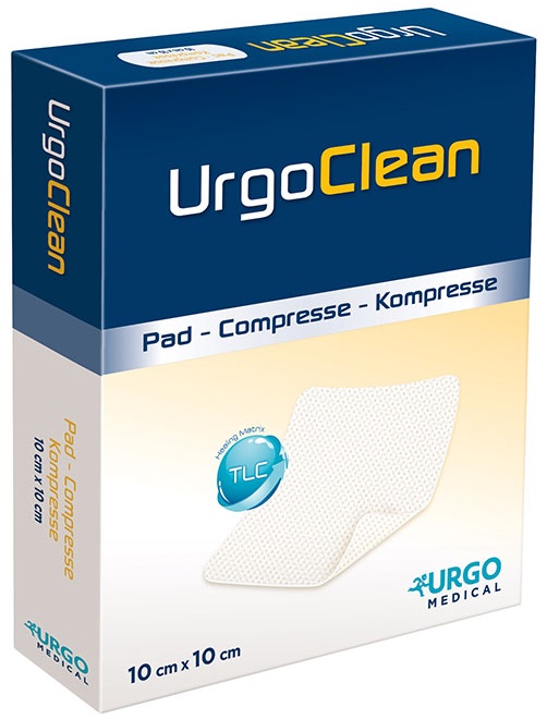 MEDICAZIONE TNT ASSORBENTE GELIFICANTE URGOCLEAN 10X10CM 10 PEZZI - latuafarmacia.org
