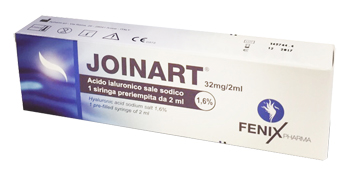 SIRINGA INTRA-ARTICOLARE JOINART ACIDO IALURONICO 1,6% 2 ML 3 PEZZI - latuafarmacia.org