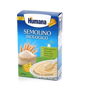 HUMANA SEMOLINO BIOLOGICO 230 G - latuafarmacia.org