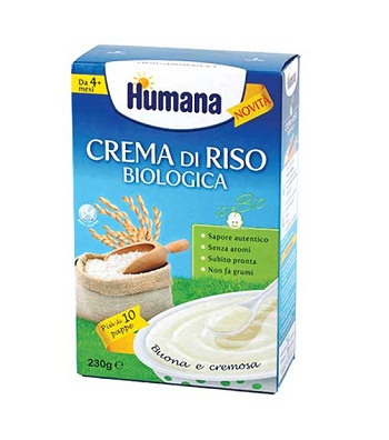 HUMANA CREMA DI RISO BIOLOGICO 230 G - latuafarmacia.org