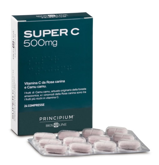 PRINCIPIUM SUPER C 500 24 COMPRESSE 24,2 G - latuafarmacia.org