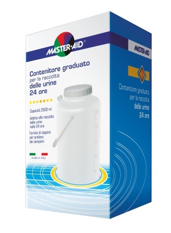 CONTENITORE RACCOLTA URINA MASTER-AID 24 H 2500 ML - latuafarmacia.org