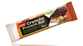 CRUNCHY PROTEINBAR COOKIES & CREAM 1 PEZZO 40 G - latuafarmacia.org