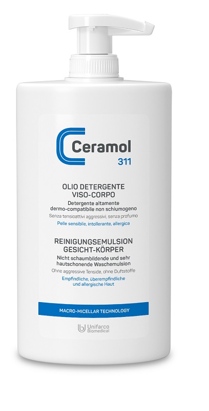 CERAMOL 311 OLIO DETERGENTE VISO/CORPO 400 ML - latuafarmacia.org