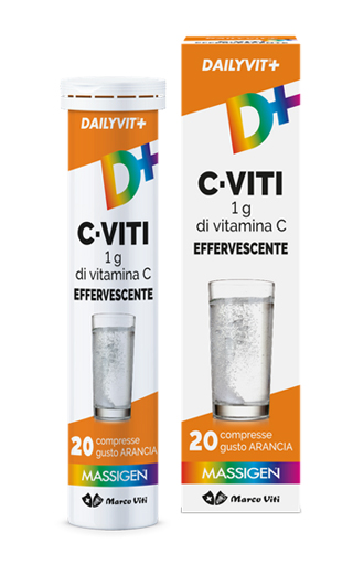MASSIGEN VITAMINA C 1G EFFERVESCENTE 20 COMPRESSE - latuafarmacia.org