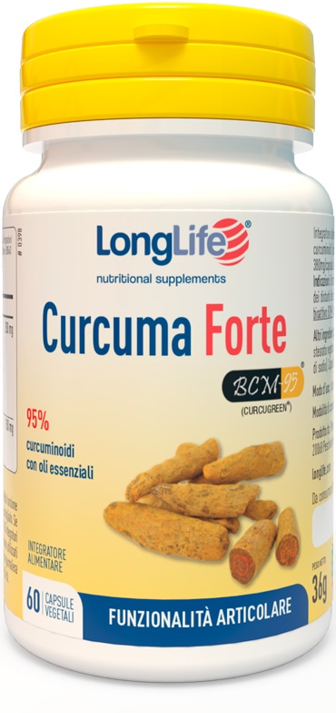 LONGLIFE CURCUMA FORTE 60 CAPSULE VEGETALI - latuafarmacia.org