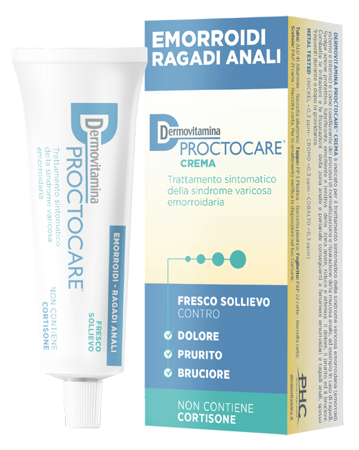 DERMOVITAMINA PROCTOCARE CREMA EMORROIDI RAGADI ANALI 30 ML CON CANNULA - latuafarmacia.org