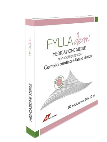 MEDICAZIONE STERILE NON ADERENTE FYLLADERM 10 X 10 CM X 10 BUSTE - latuafarmacia.org