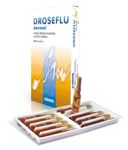 DROSEFLU FIALE AEROSOL ACQUA TERMALE SULFUREA 10 FIALE DA 2 ML - latuafarmacia.org