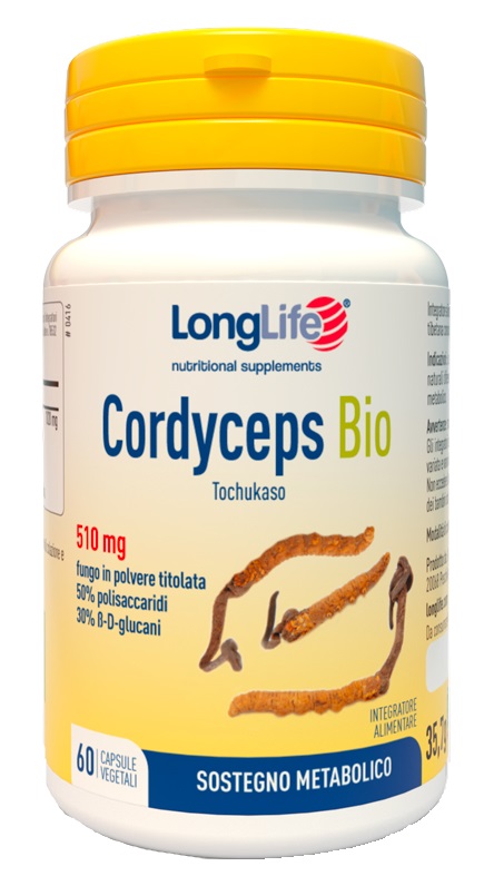 LONGLIFE CORDYCEPS BIO 60 CAPSULE VEGETALI - latuafarmacia.org