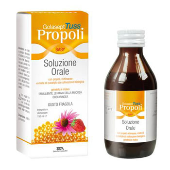 GOLASEPT TUSS PROPOLI BABY SOLUZIONE ORALE 150 ML - latuafarmacia.org