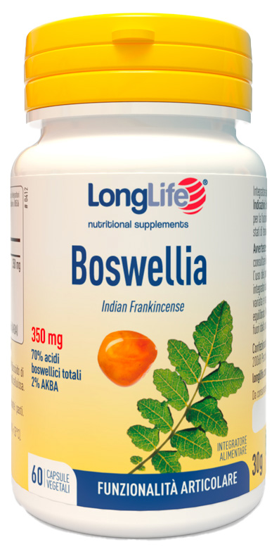 LONGLIFE BOSWELLIA 60 CAPSULE VEGETALI - latuafarmacia.org