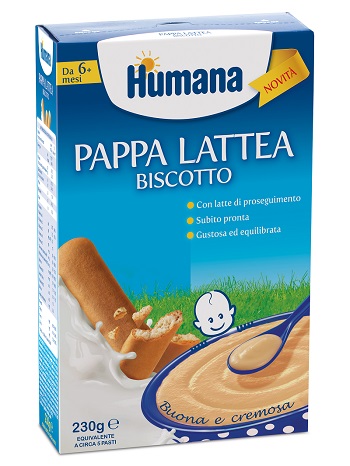 HUMANA PAPPA LATTEA BISCOTTO 230 G - latuafarmacia.org