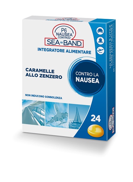 P6 NAUSEA CONTROL CARAMELLE ANTI NAUSEA VIAGGIO ALLO ZENZERO 24 PEZZI - latuafarmacia.org