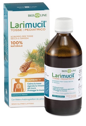 LARIMUCIL TOSSE PEDIATRICO 1+ SCIROPPO 175 ML CE 0426 230 G - latuafarmacia.org
