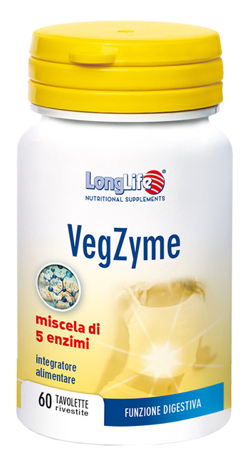 LONGLIFE VEGZYME 60 TAVOLETTE - latuafarmacia.org